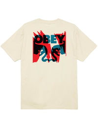 Torn Posters Icon T-Shirt - Cream