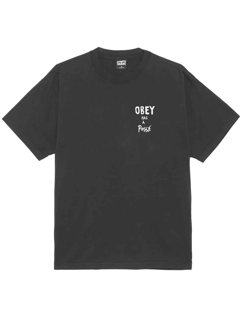 Obey Has A Posse Heavyweight T-Shirt - Vintage Black