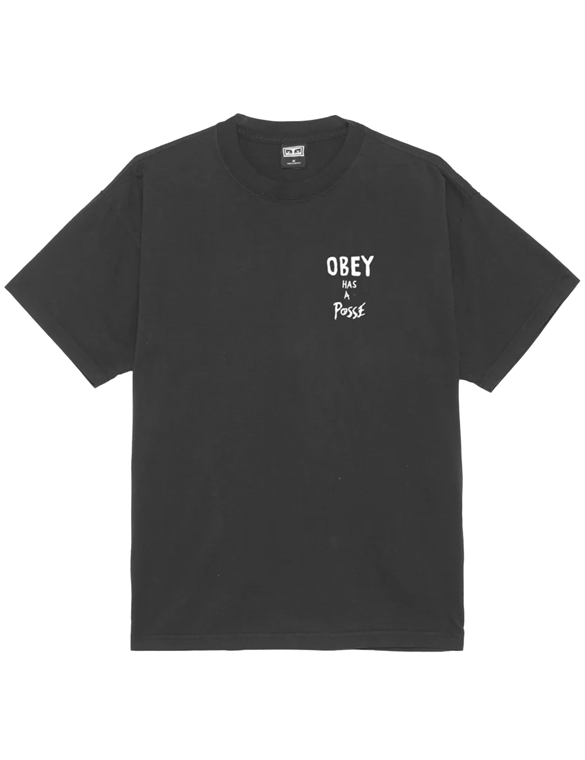 Obey Clothing Obey Has A Posse Heavyweight T-Shirt - Vintage Black