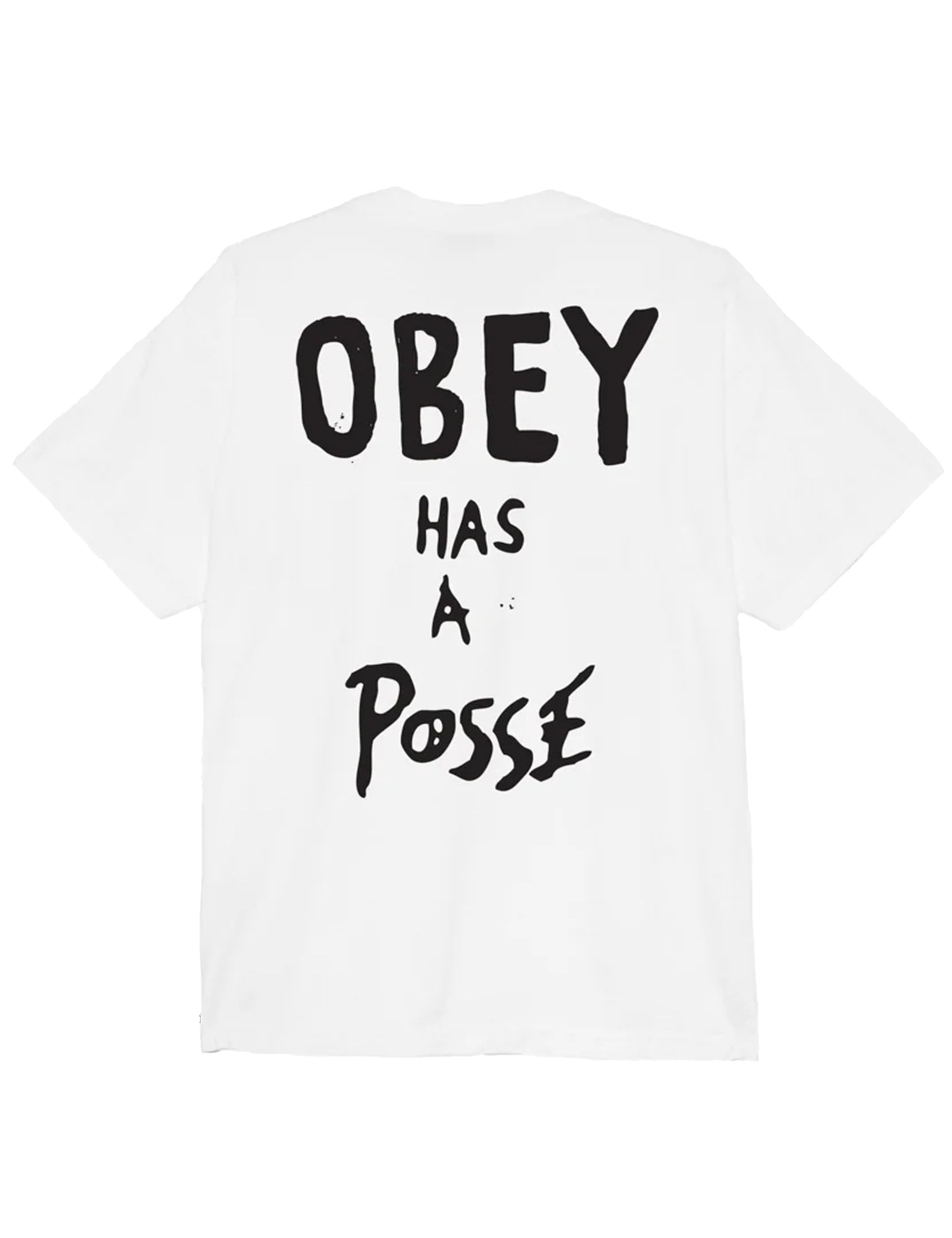 Obey Clothing Obey Has A Posse Heavyweight T-Shirt - White
