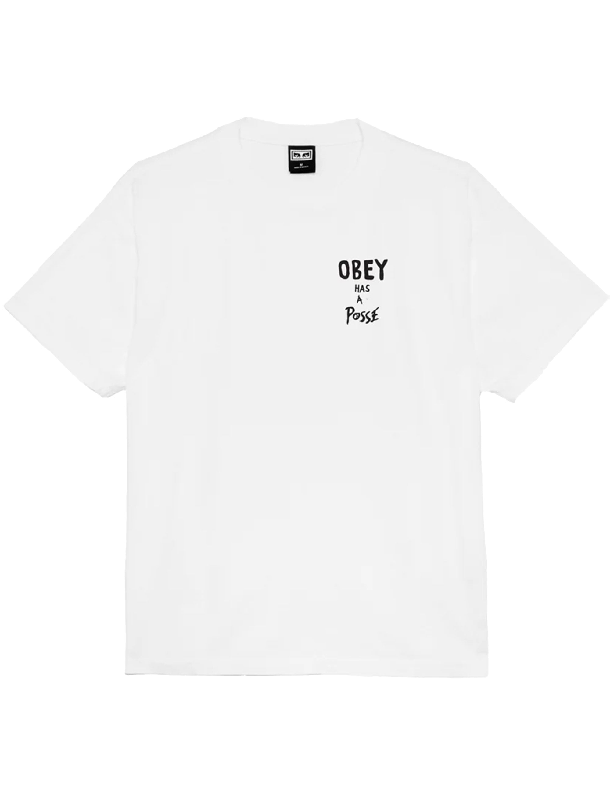 Obey Clothing Obey Has A Posse Heavyweight T-Shirt - White