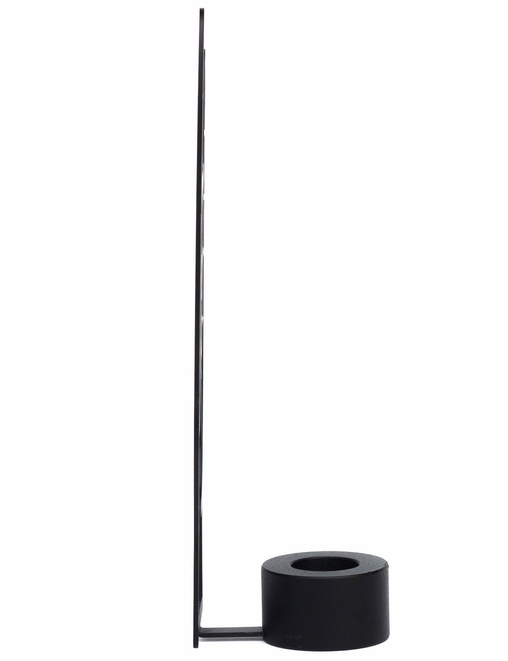 Crossed Fingers Candle Holder - Black