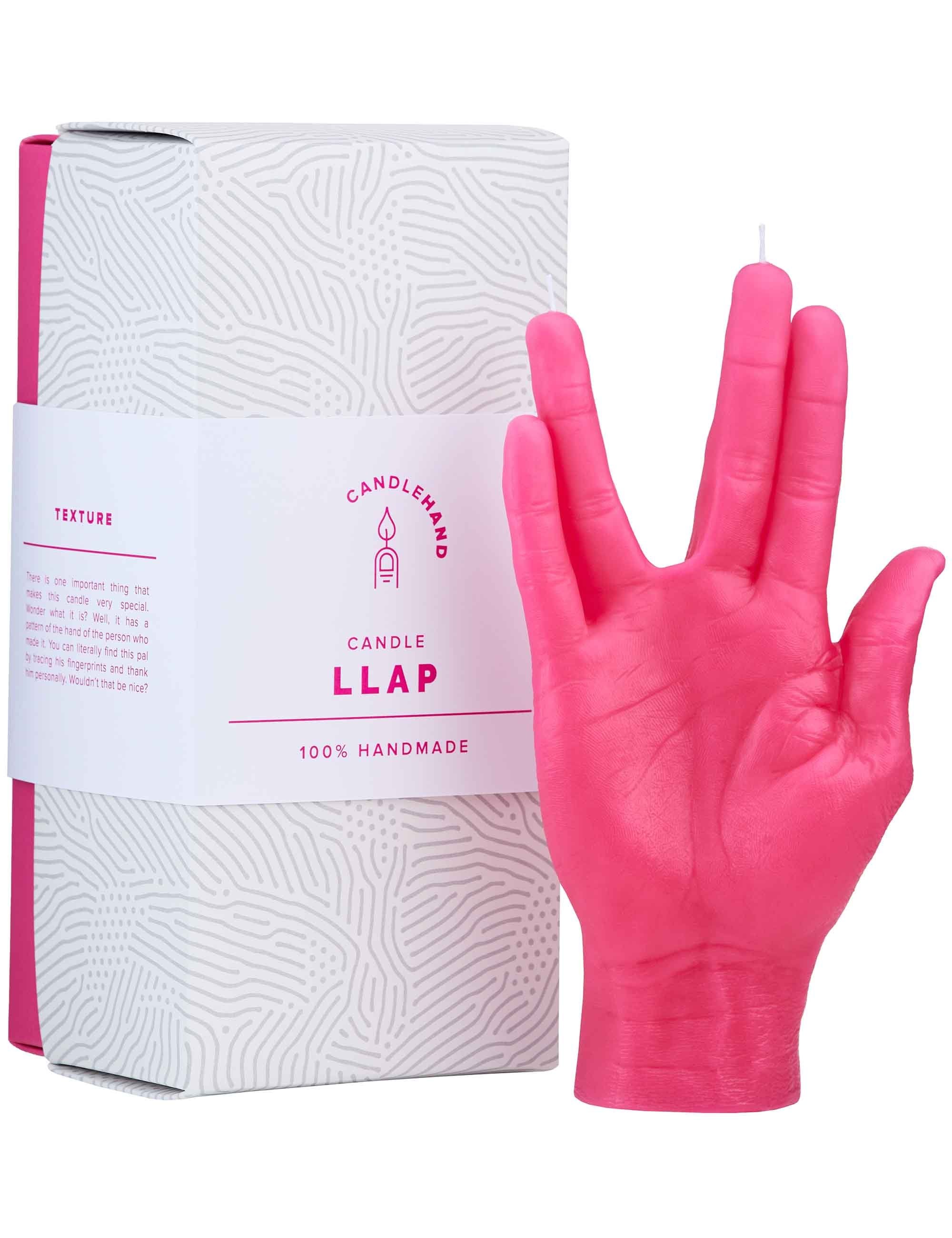 Candlehand LLAP Hand Candle - Pink