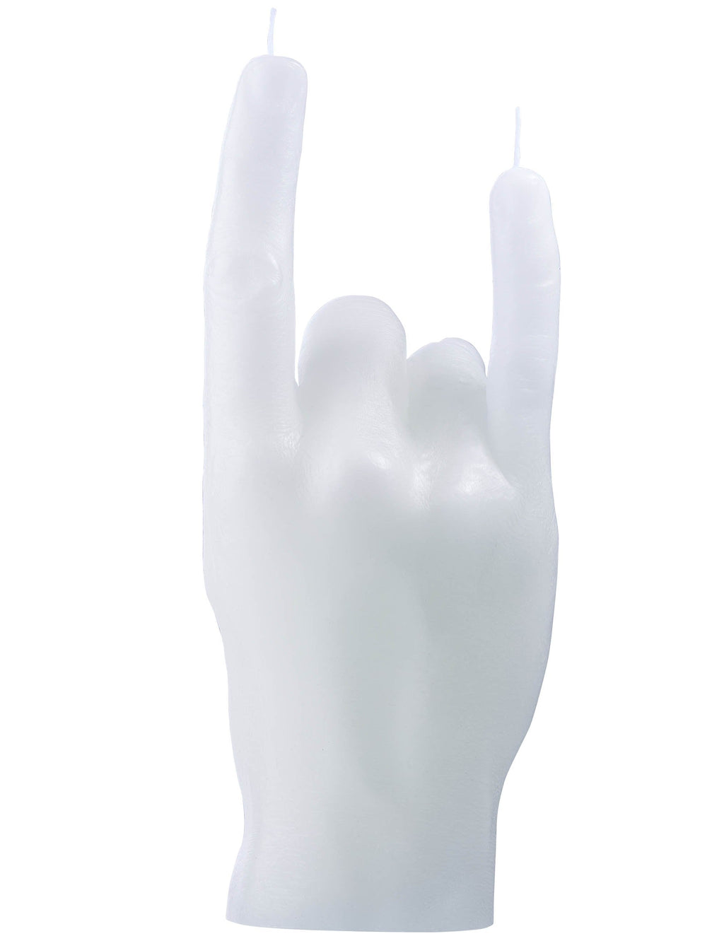 Rock You Hand Candle - White