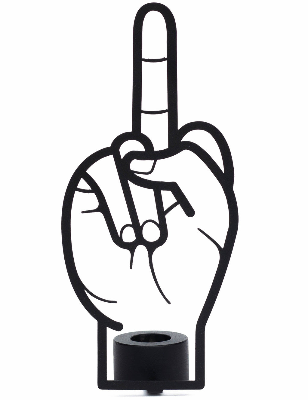 F*ck You Candle Holder - Black