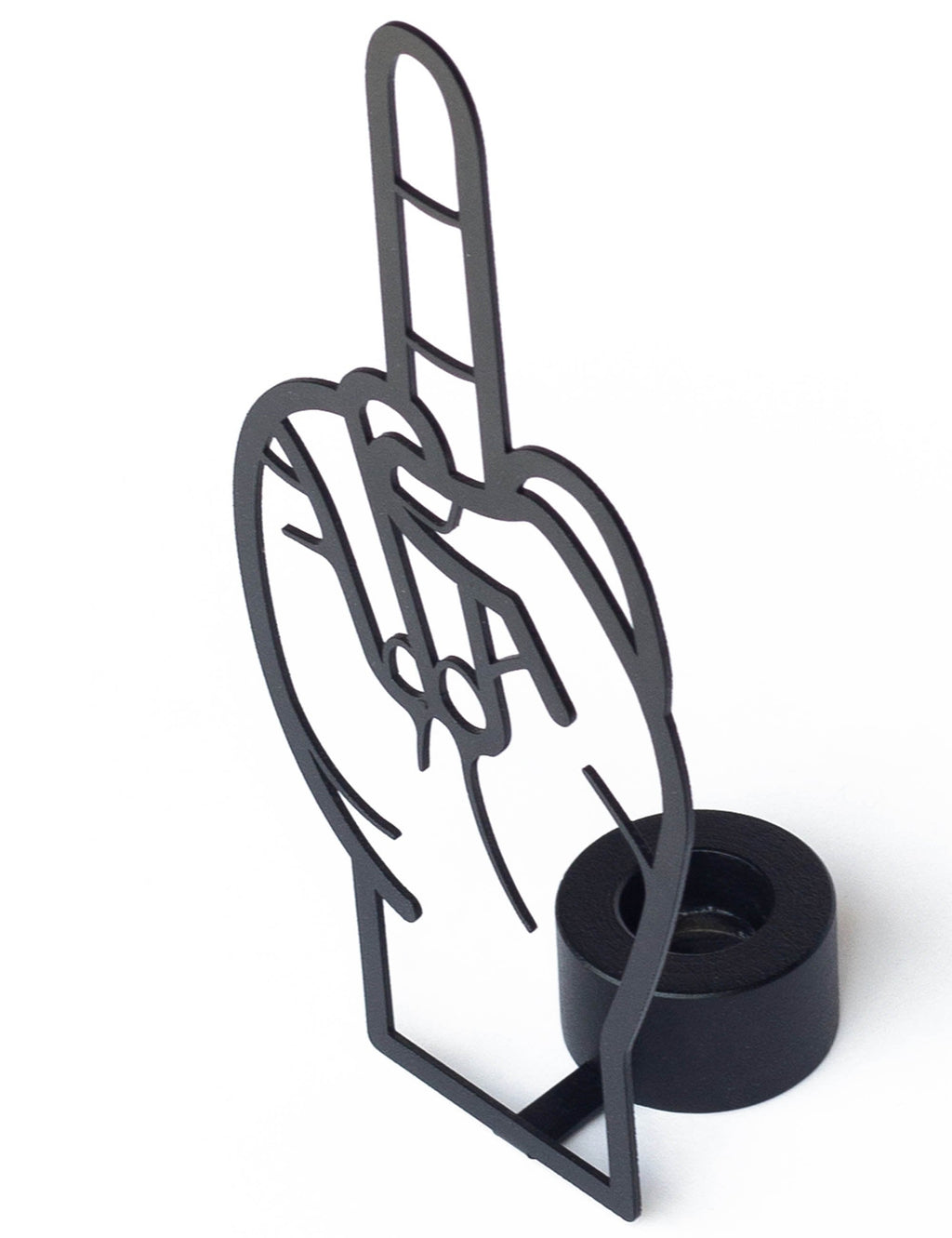 F*ck You Candle Holder - Black