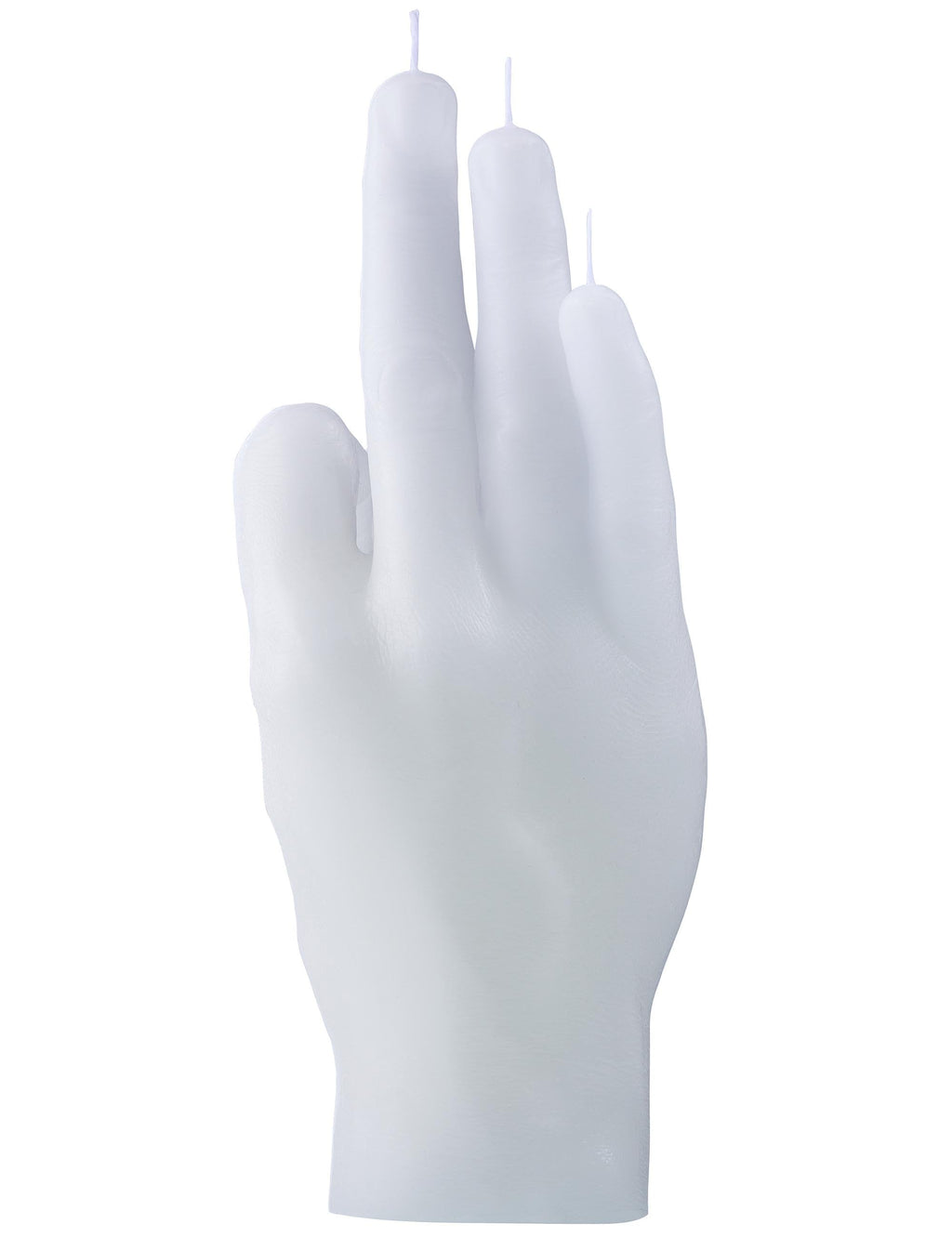 OK Hand Candle - White