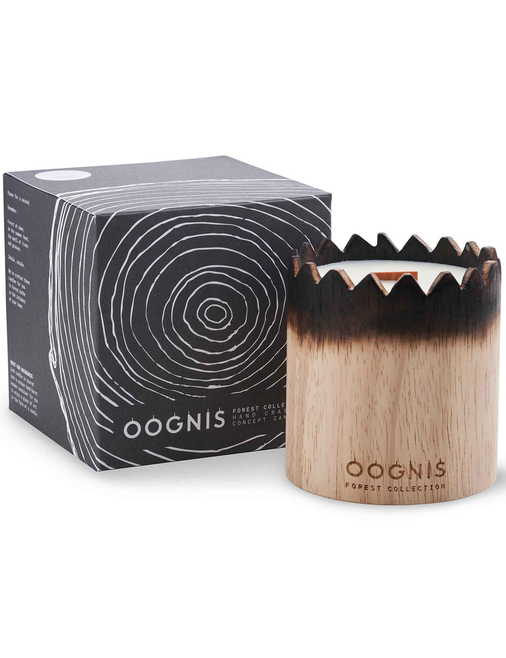 Oognis Forest Wood Candle - Sandalwood