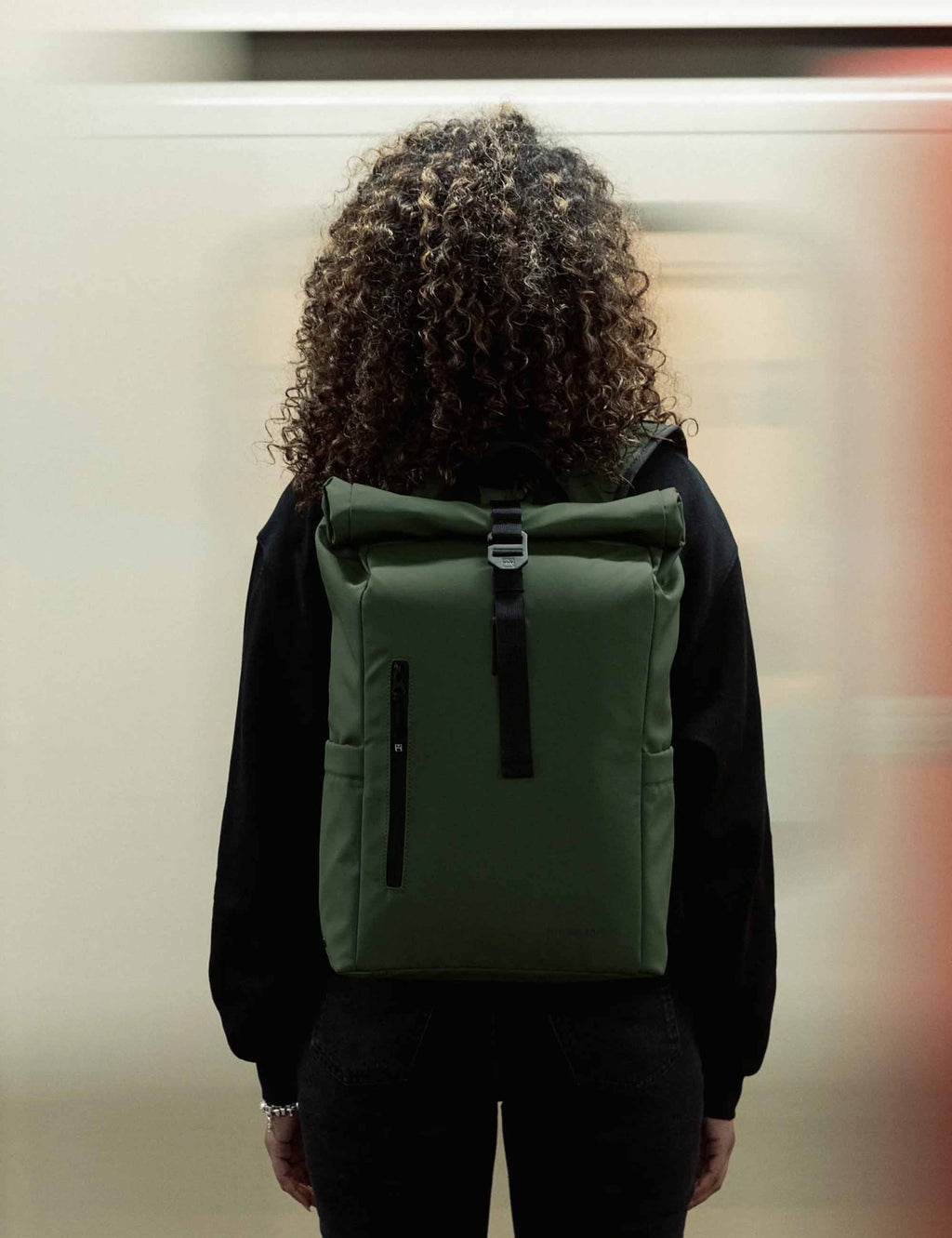 The Roll Top Backpack 15L - Urban Green