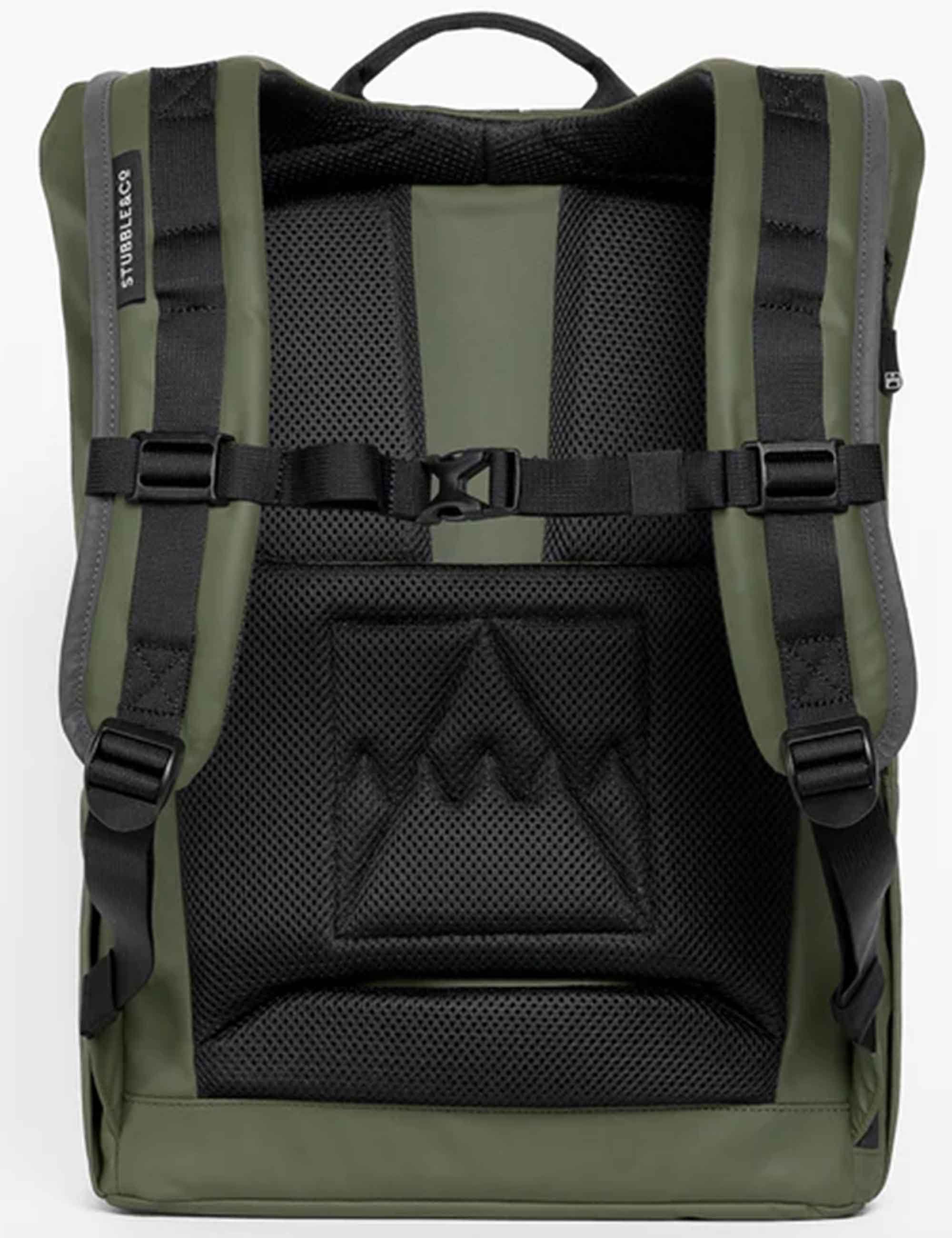 Stubble & Co The Roll Top Backpack 15L - Urban Green