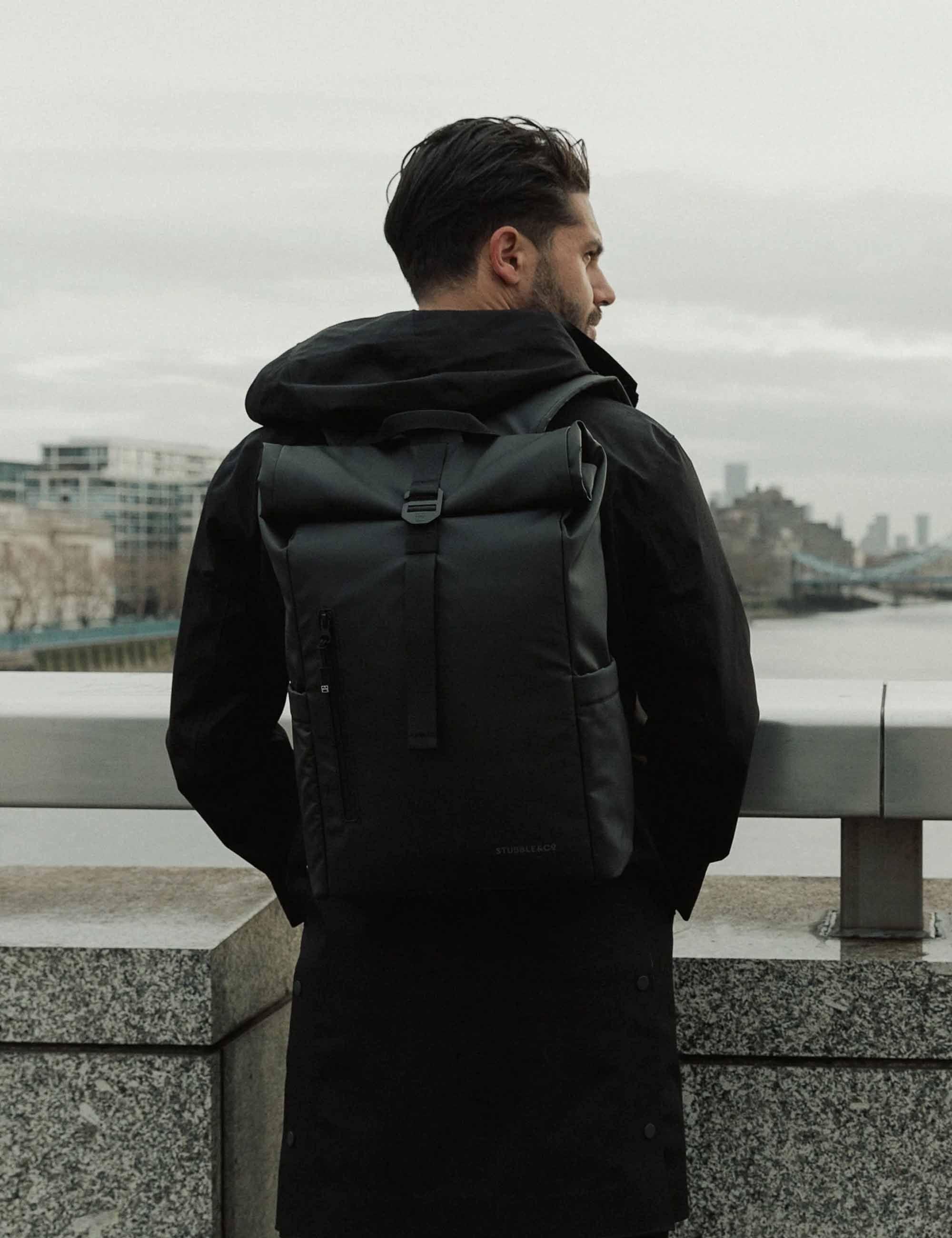 The Rolltop 15L Backpack - All Black