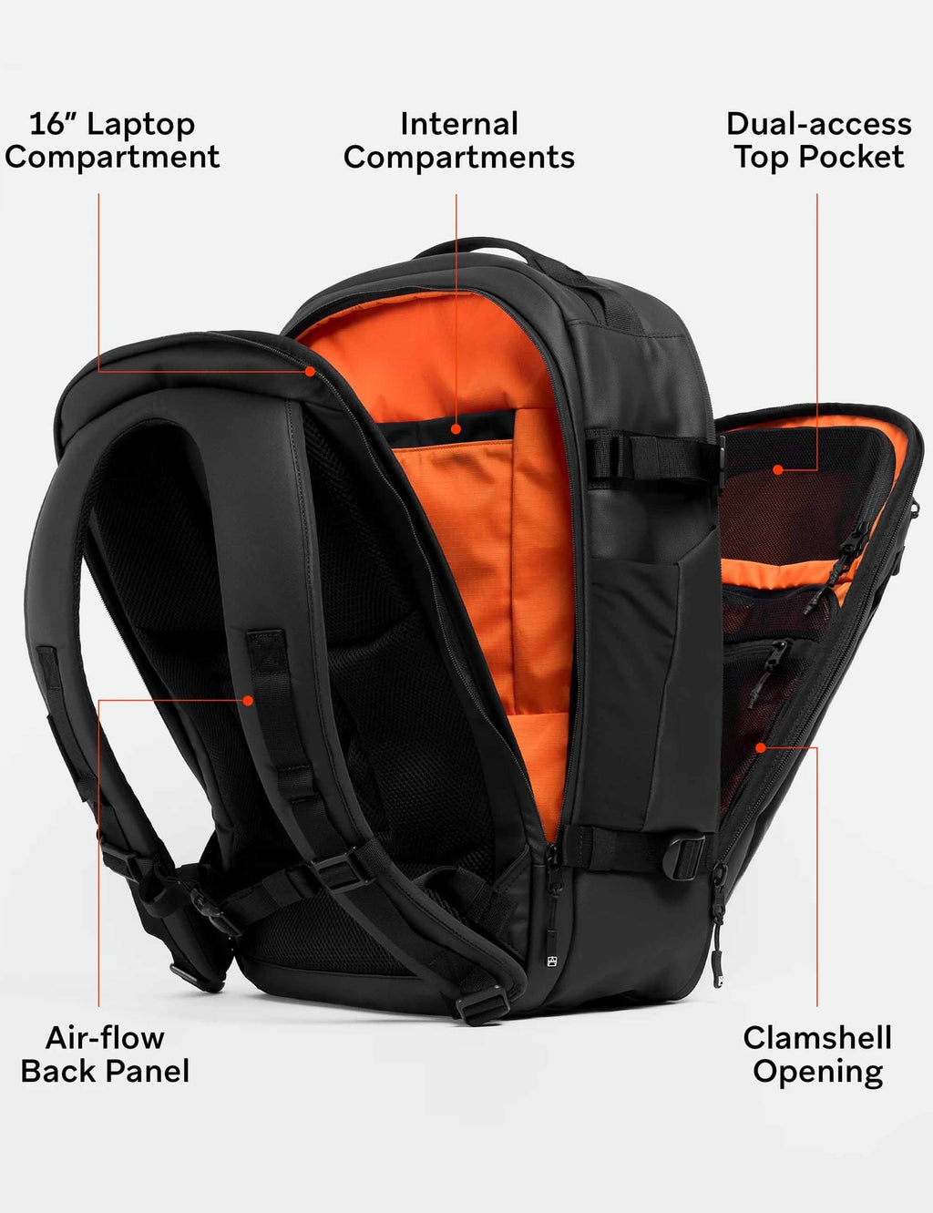Hybrid Backpack 30L - All Black