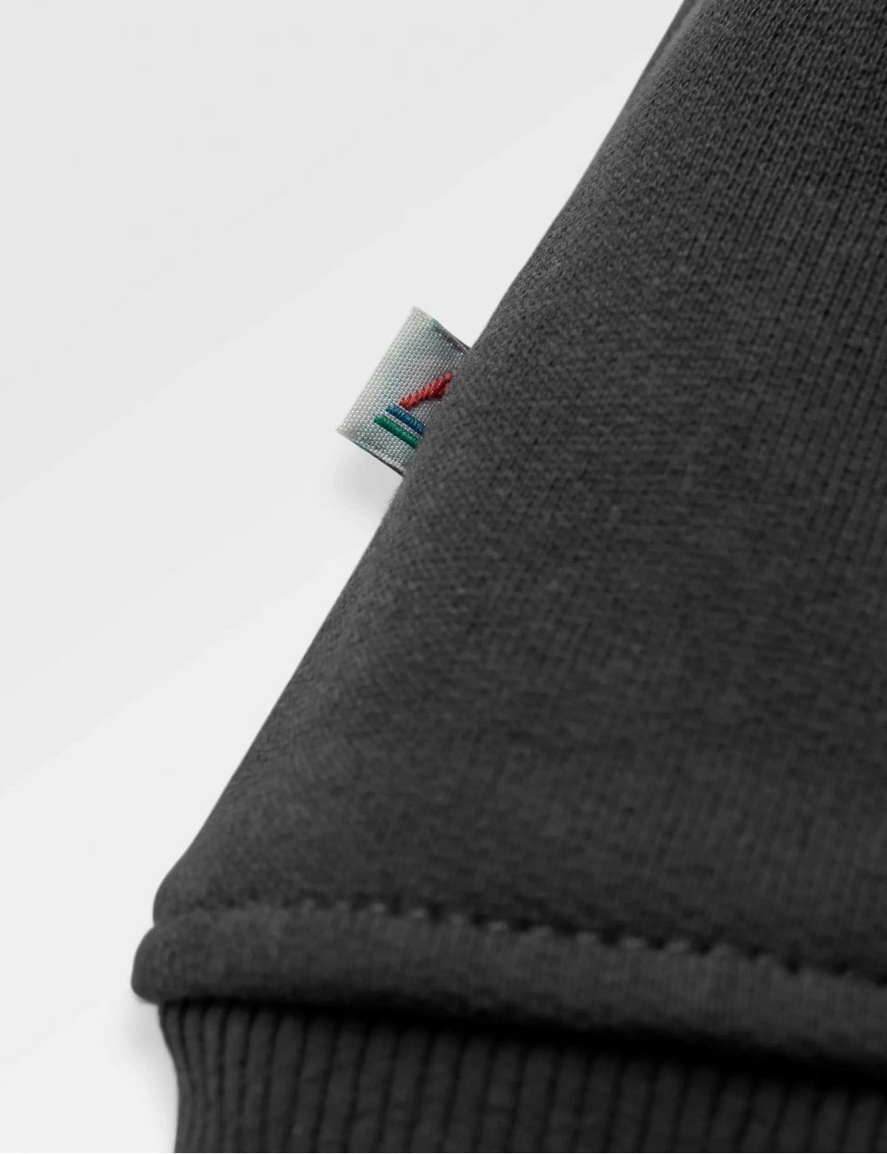 Heritage Recycled Cotton Full Zip Hooded Sweat - Black