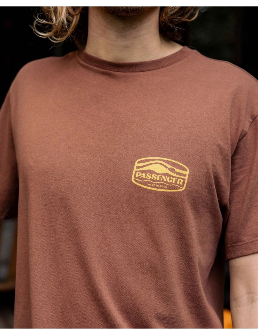 Passenger Rambler Organic Cotton T-Shirt - Cappuccino