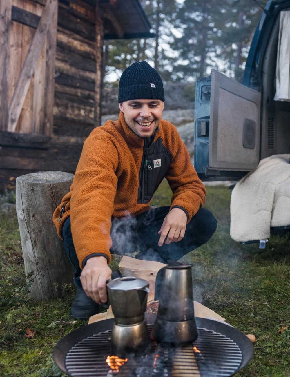 Offgrid 2.0 1/2 Zip Sherpa Fleece - Glazed Ginger