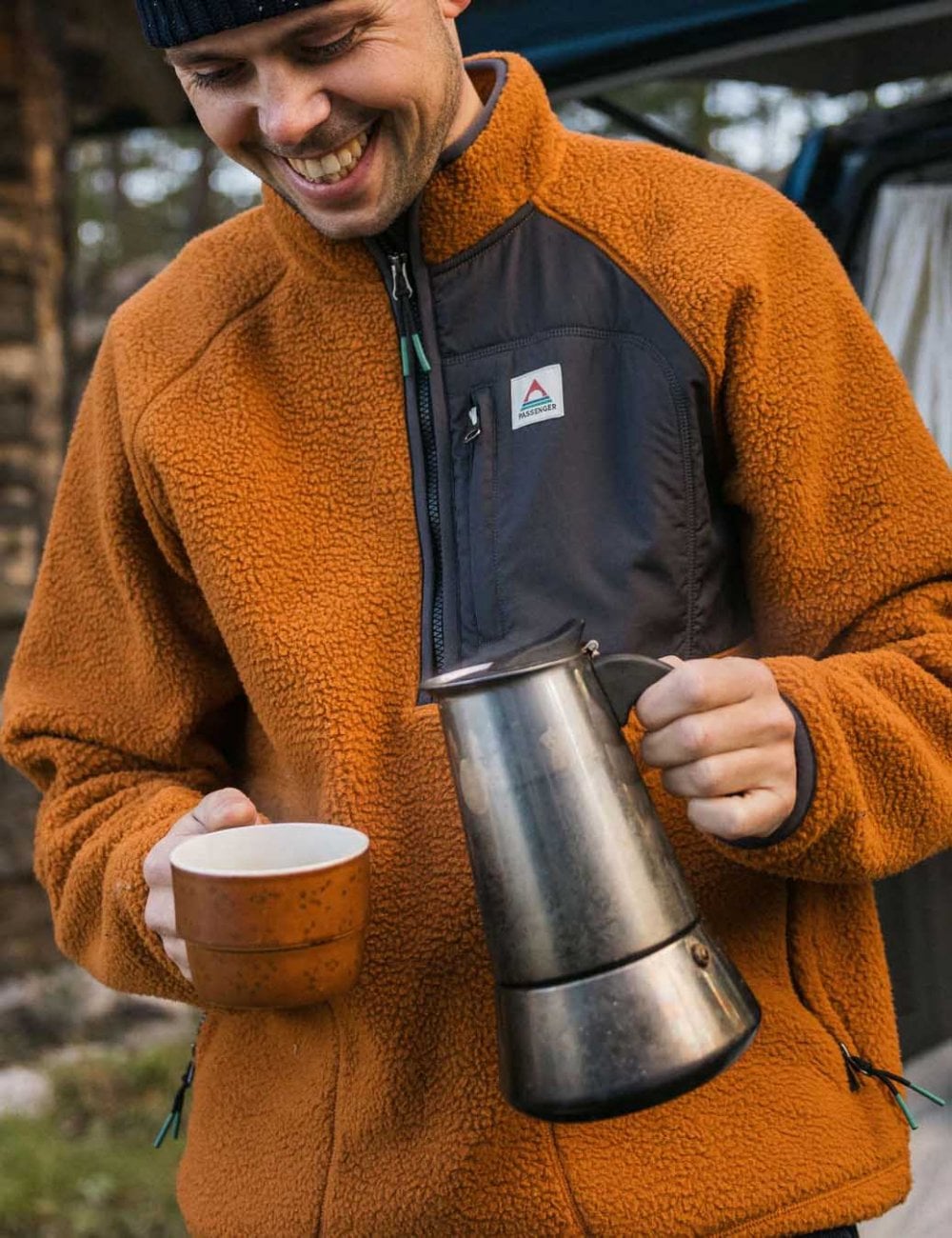 Offgrid 2.0 1/2 Zip Sherpa Fleece - Glazed Ginger