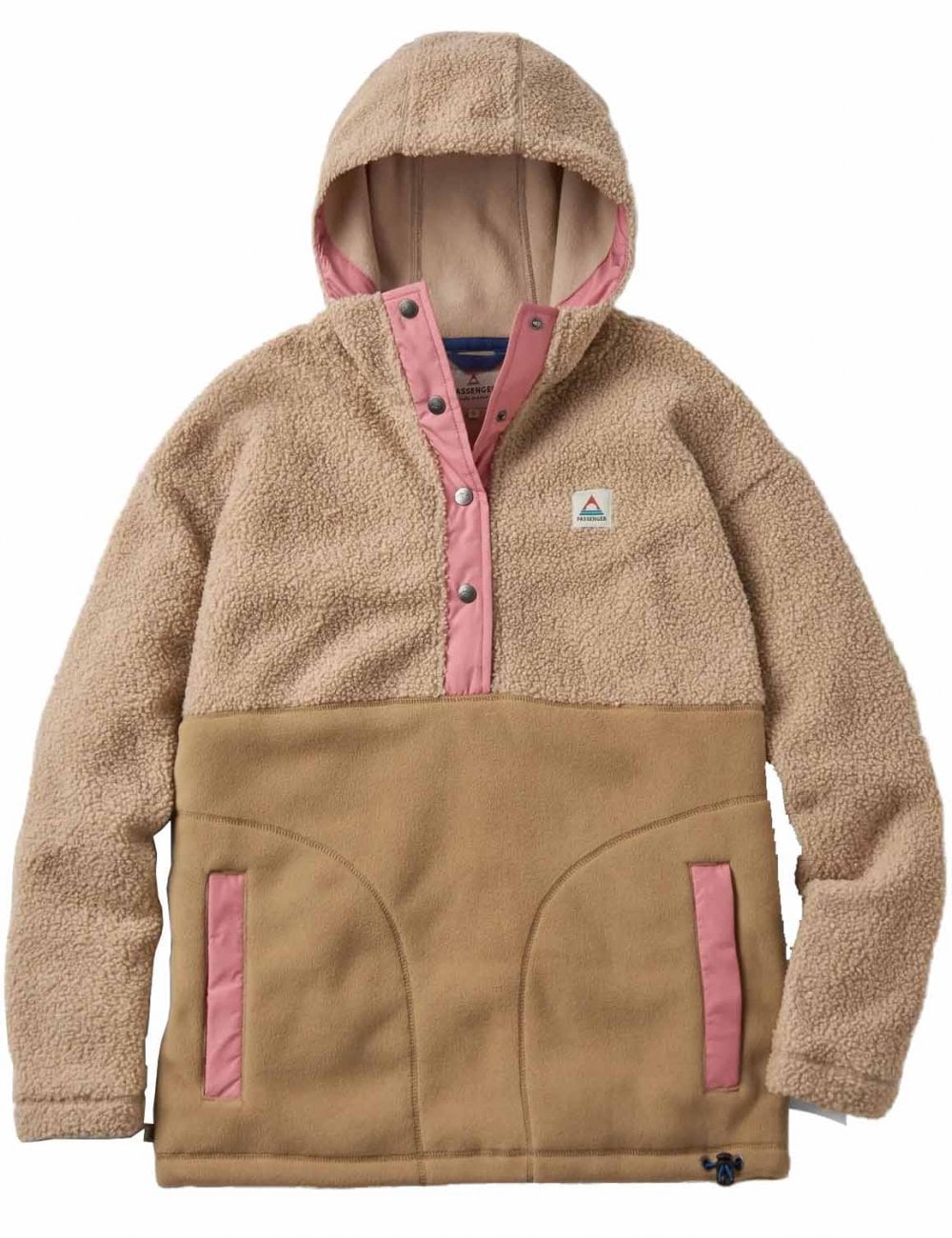 Women's Call Hooded Fleece Hood - Feather/Biscuit