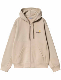 American Script Hooded Jacket - Fleur De Sel