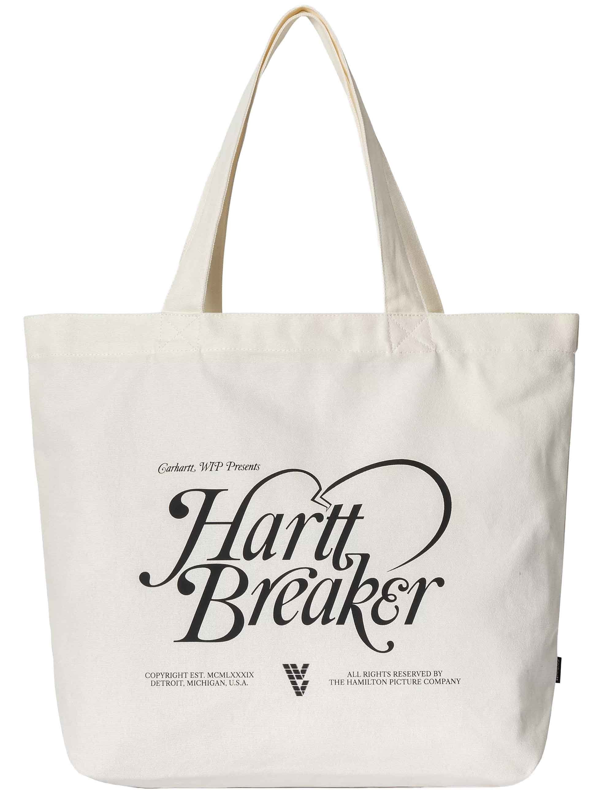 Canvas Large Graphic Tote Bag - Harttbreaker Print, Wax