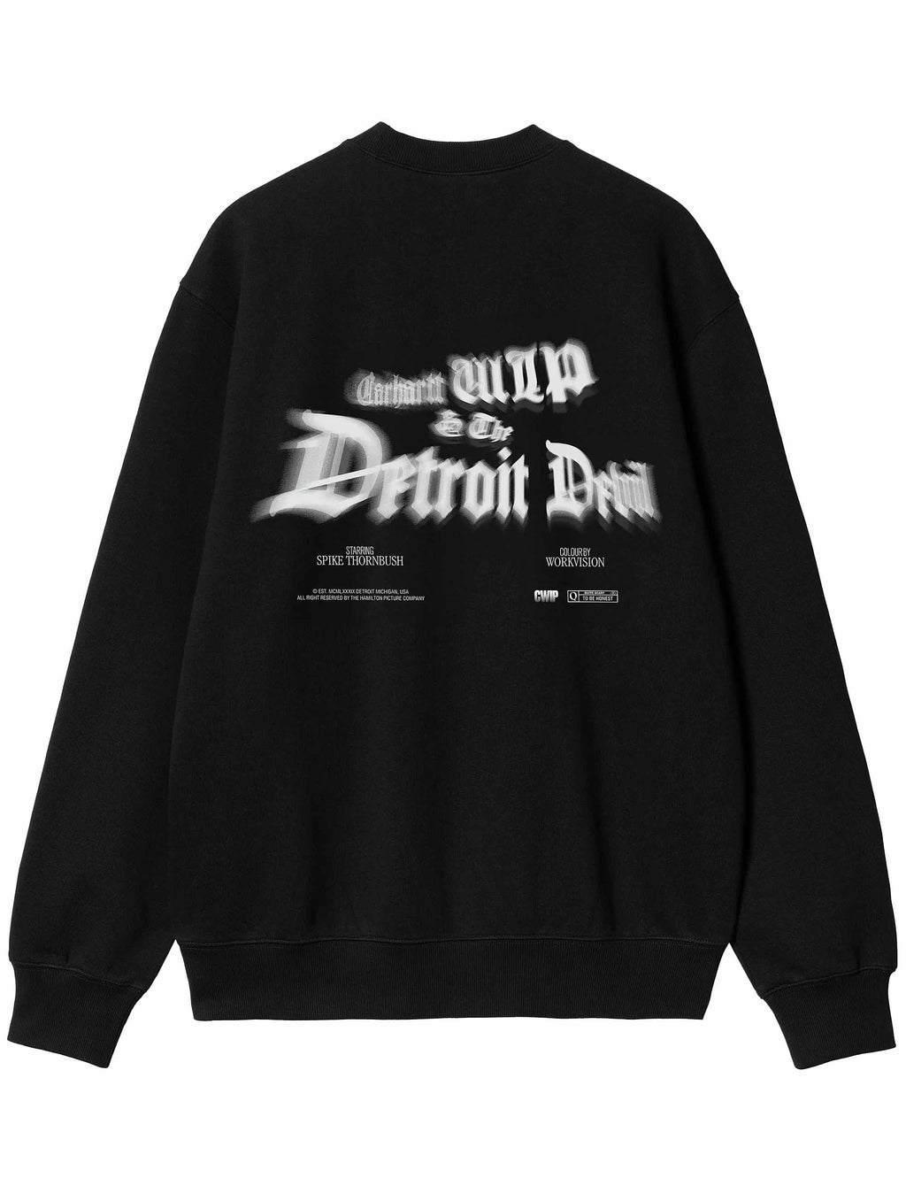 Greatest Flicks Crew Sweat - Black