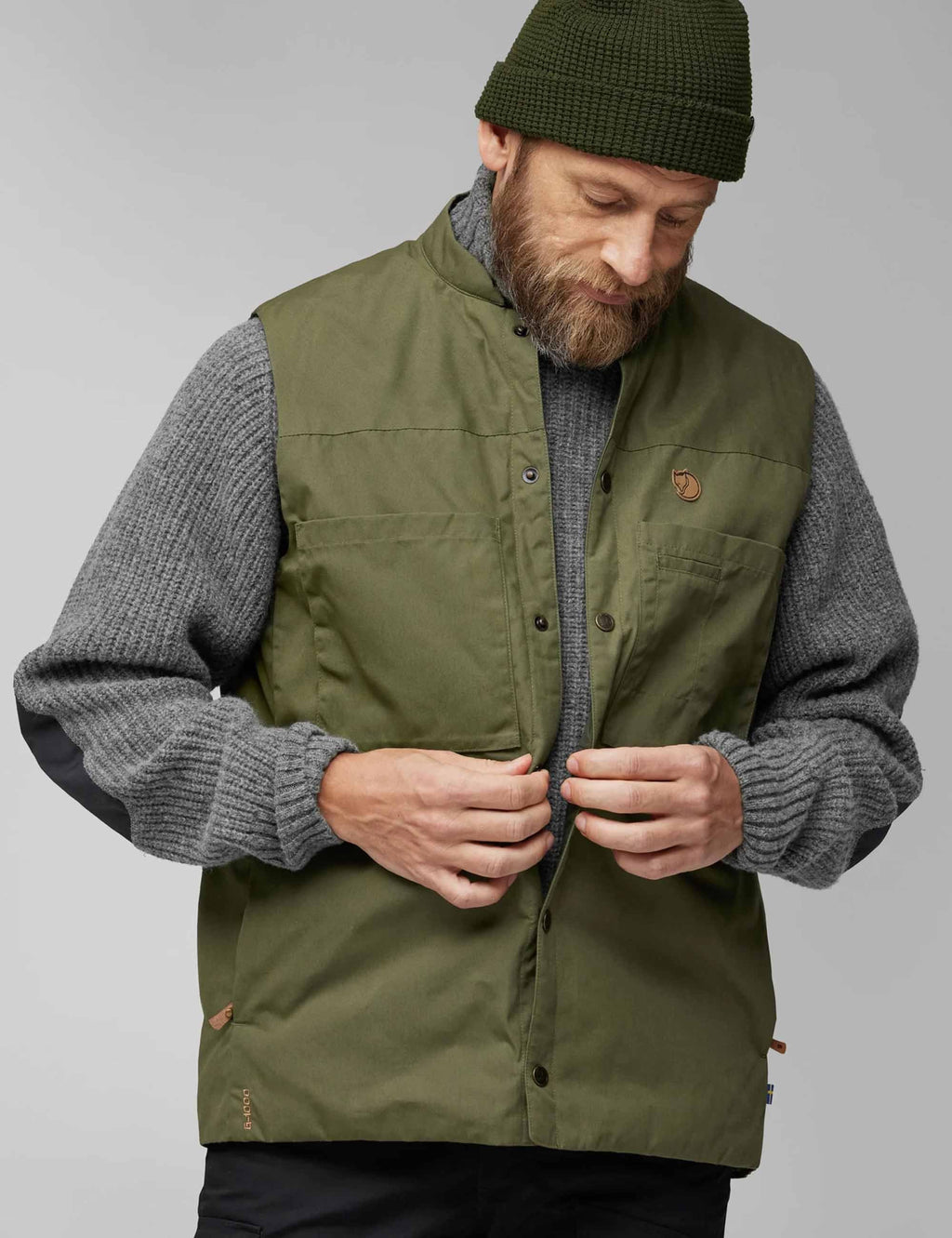 Singi Padded Vest - Laurel Green