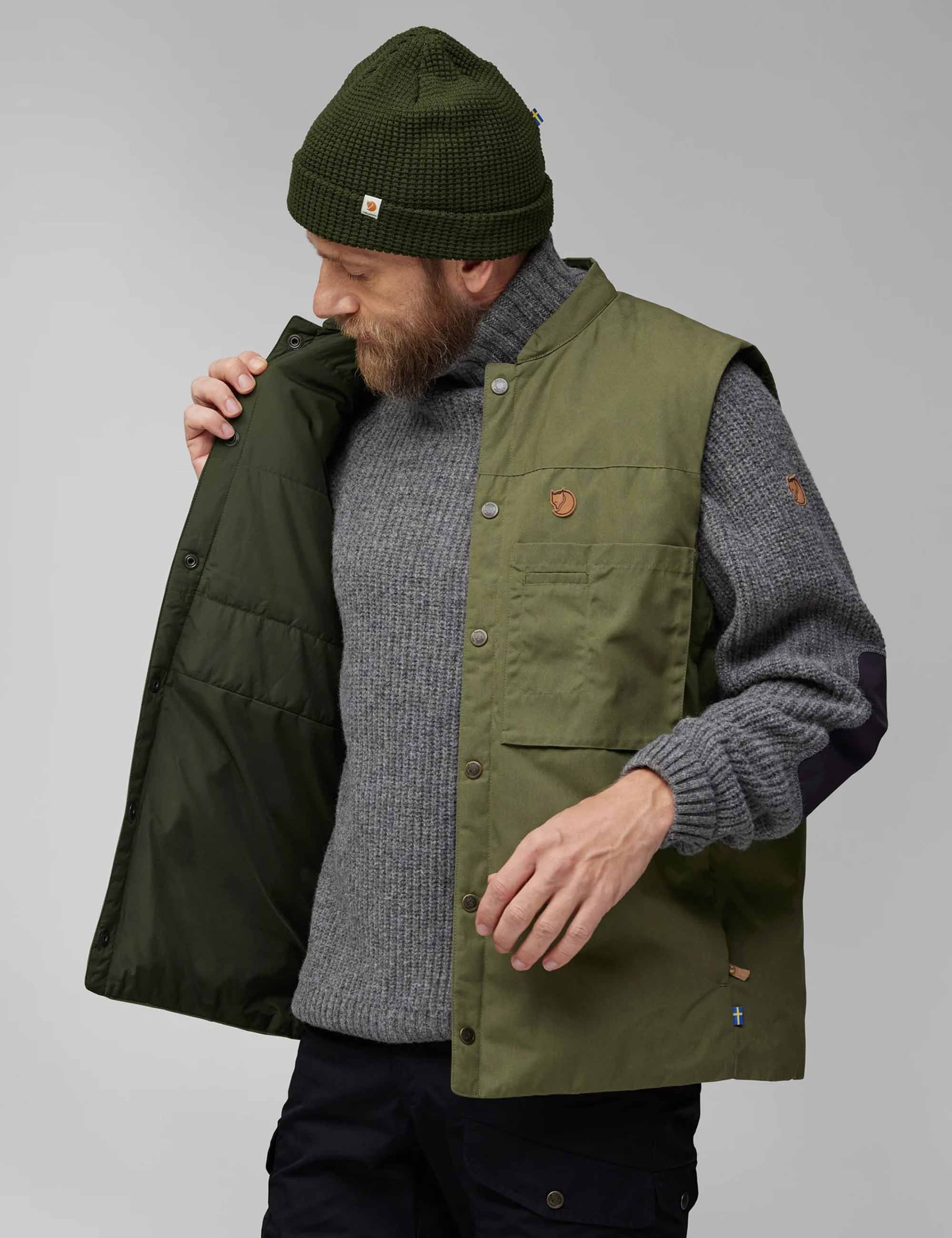 Fjallraven Singi Padded Vest - Laurel Green