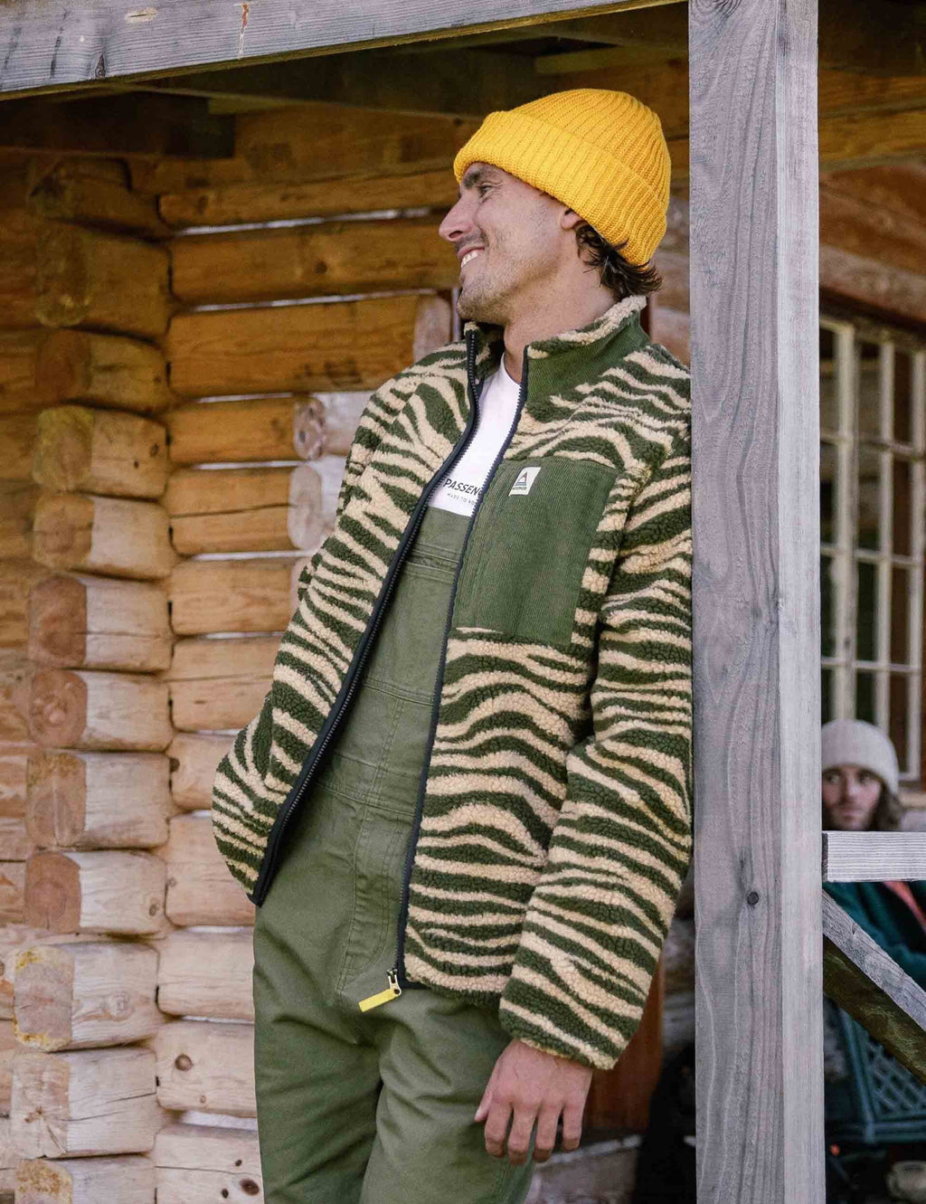 Trekker Deep-Pile Sherpa Fleece Jacket - Strata Khaki