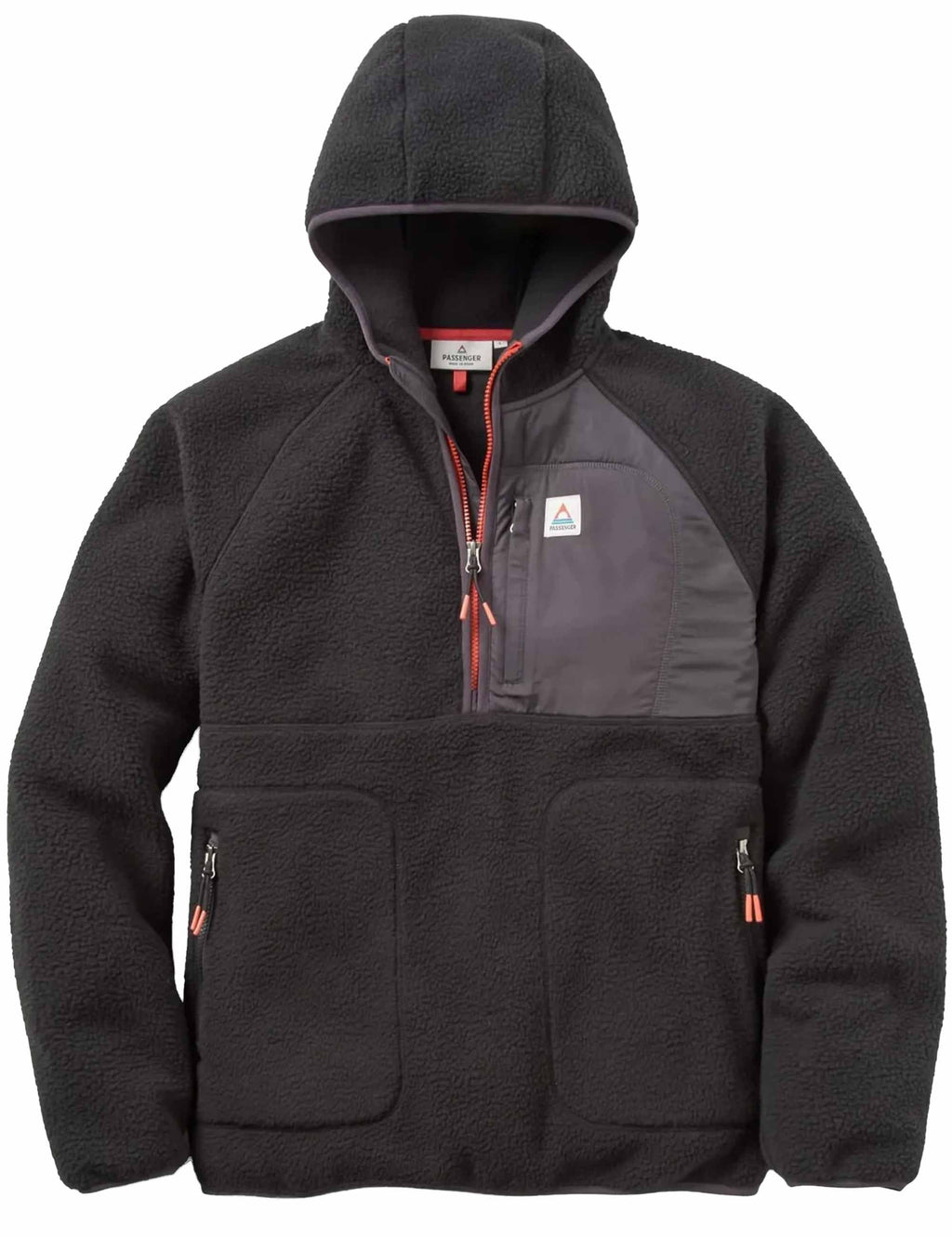 Ventura 1/2 Zip Sherpa Fleece - Black