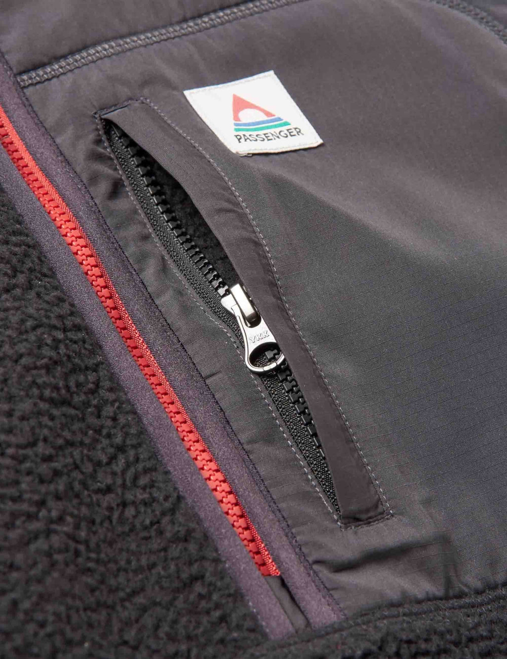 Ventura 1/2 Zip Sherpa Fleece - Black