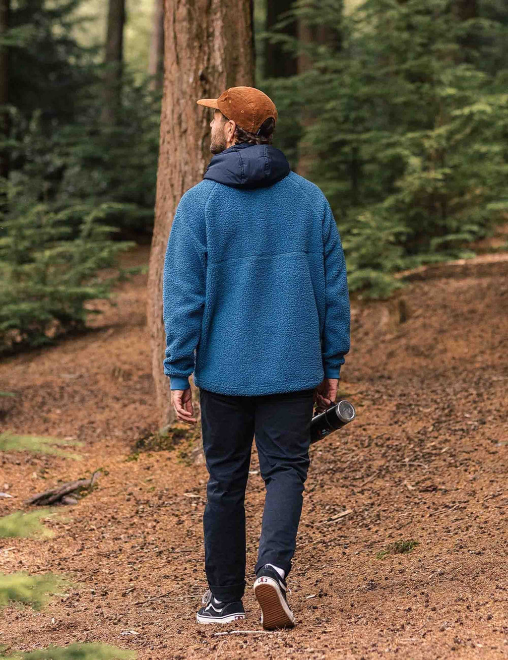 Woodland Polar-lined Sherpa Fleece - Blue Steel