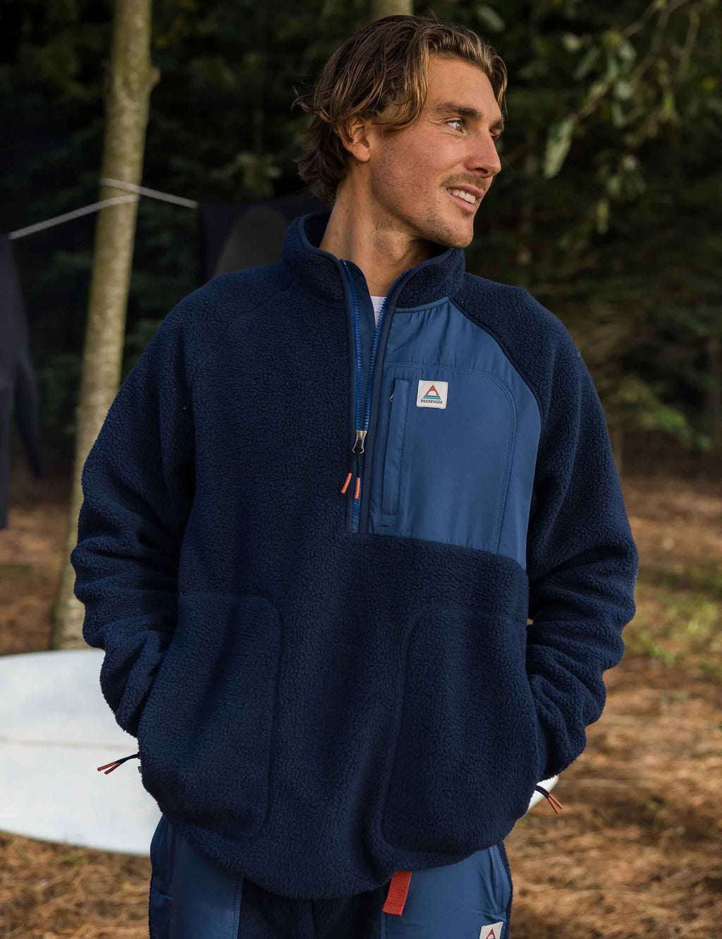 Offgrid 2.0 1/2 Zip Sherpa Fleece - Rich Navy