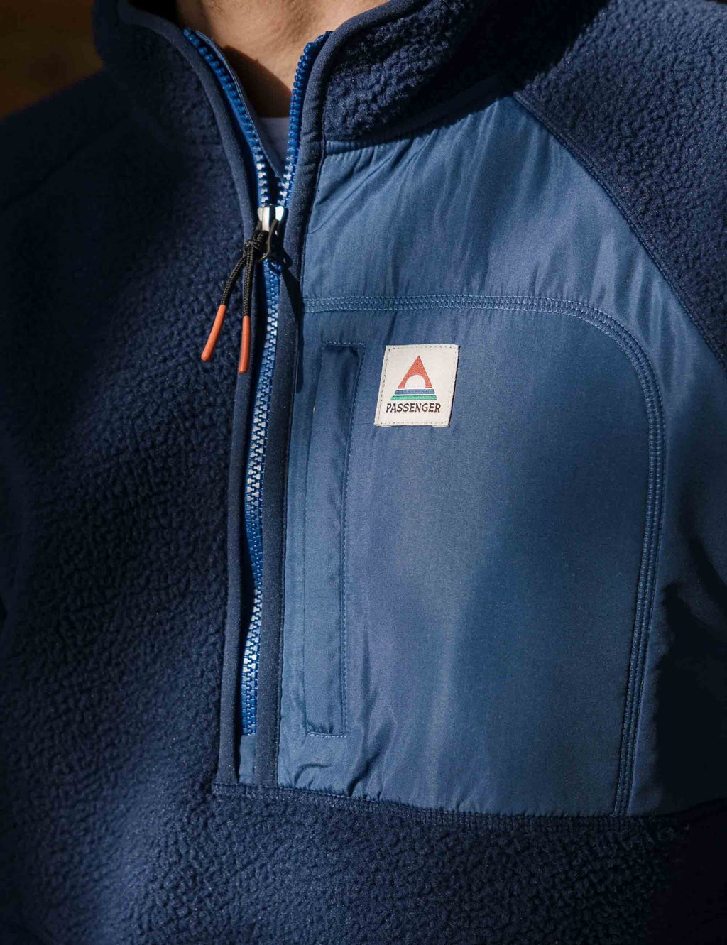 Offgrid 2.0 1/2 Zip Sherpa Fleece - Rich Navy