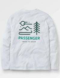 Phoenix Long Sleeve Recycled Cotton T-Shirt - White