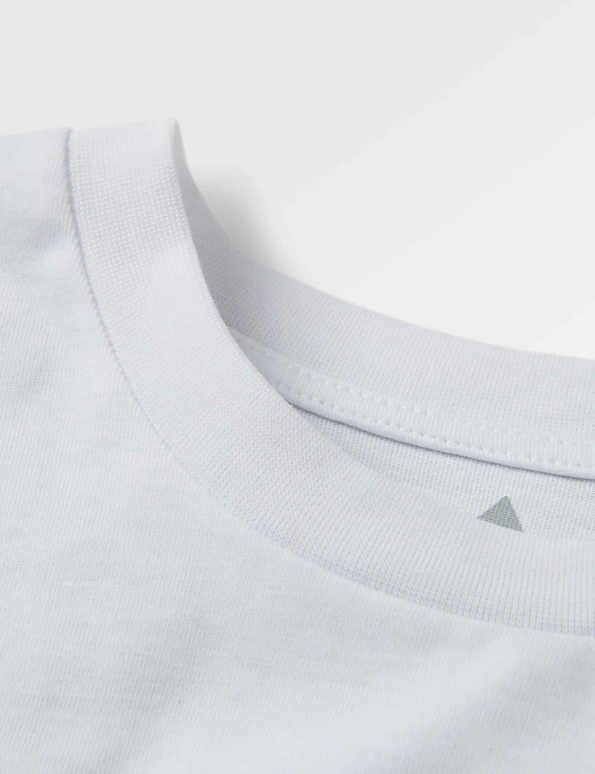 Passenger Phoenix Long Sleeve Recycled Cotton T-Shirt - White