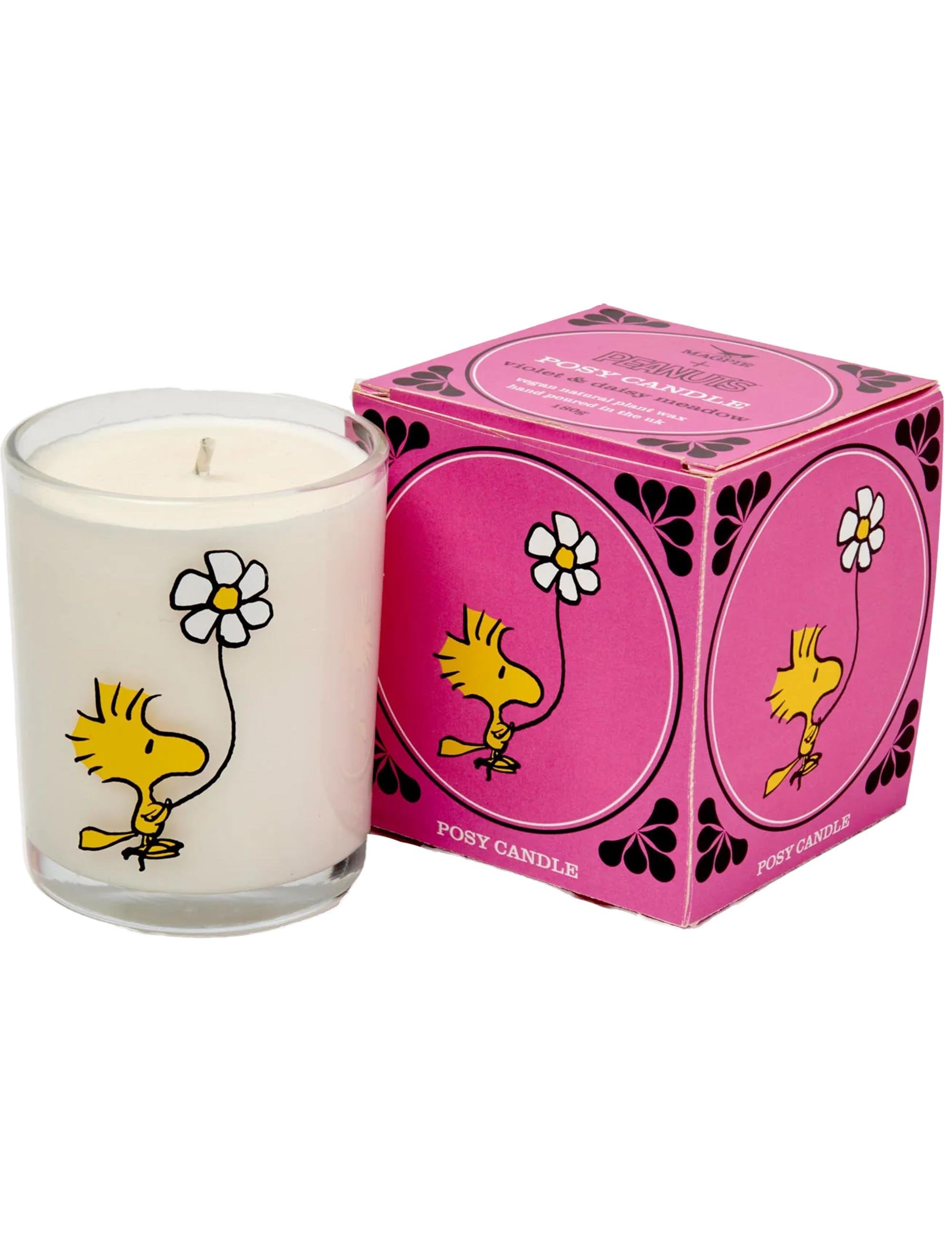 Peanuts Snoopy Glass Candle - Posy