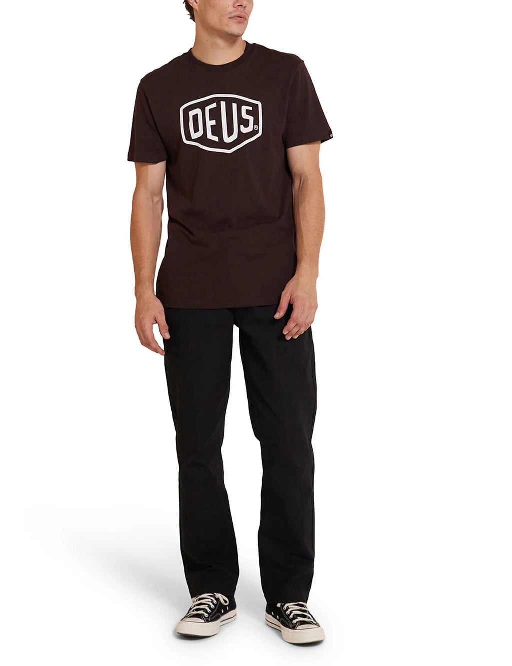 Shield T-Shirt - Chocolate Brown