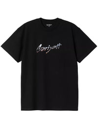 Drip Script T-Shirt - Black