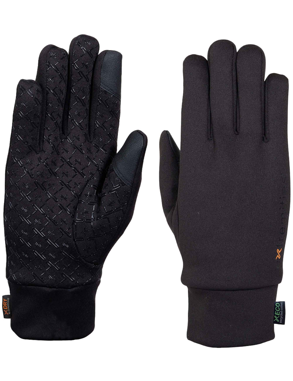 Contact Insulated Waterproof Power Liner Gloves - Black