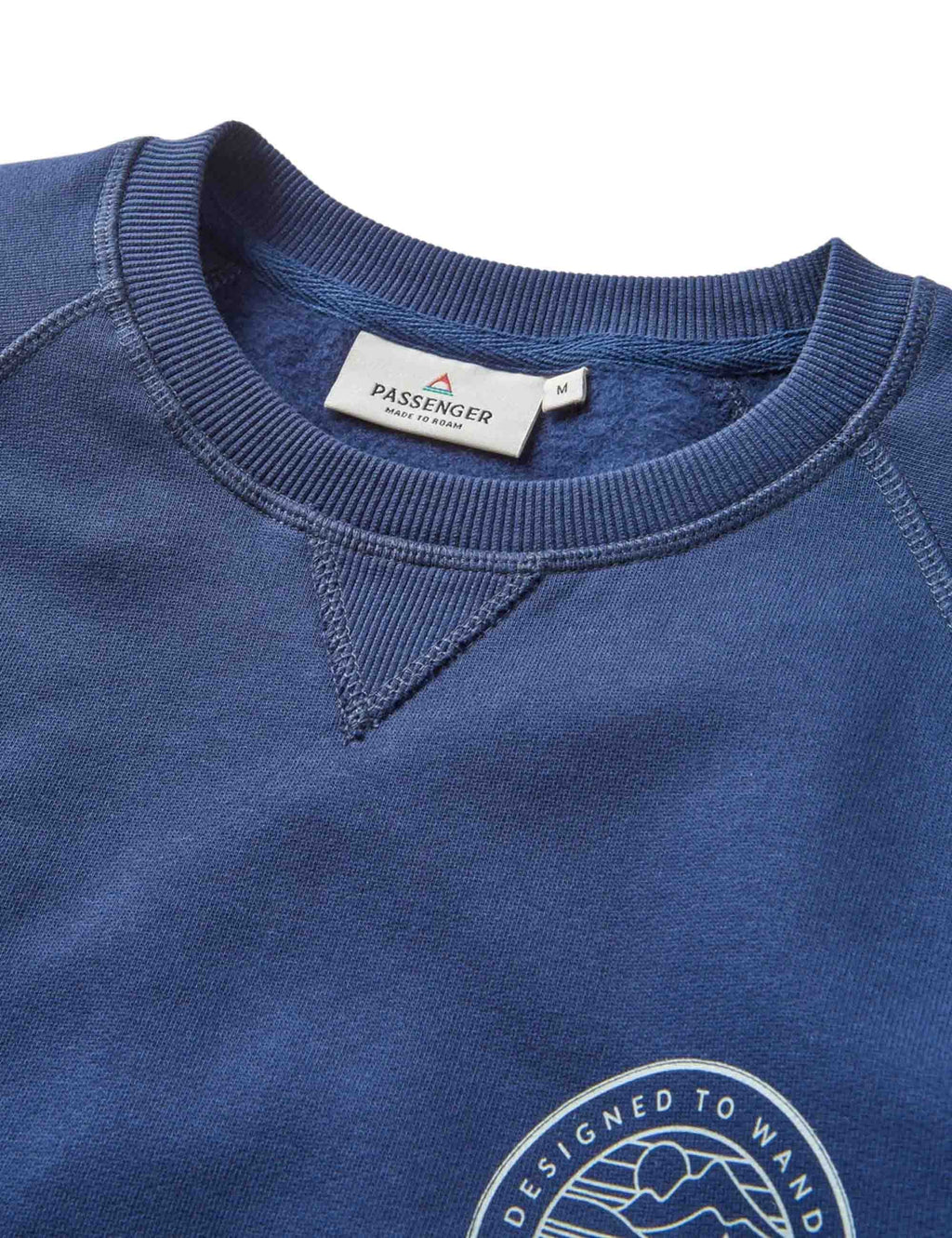 Odyssey Recycled Cotton Crew Sweat - Rich Navy