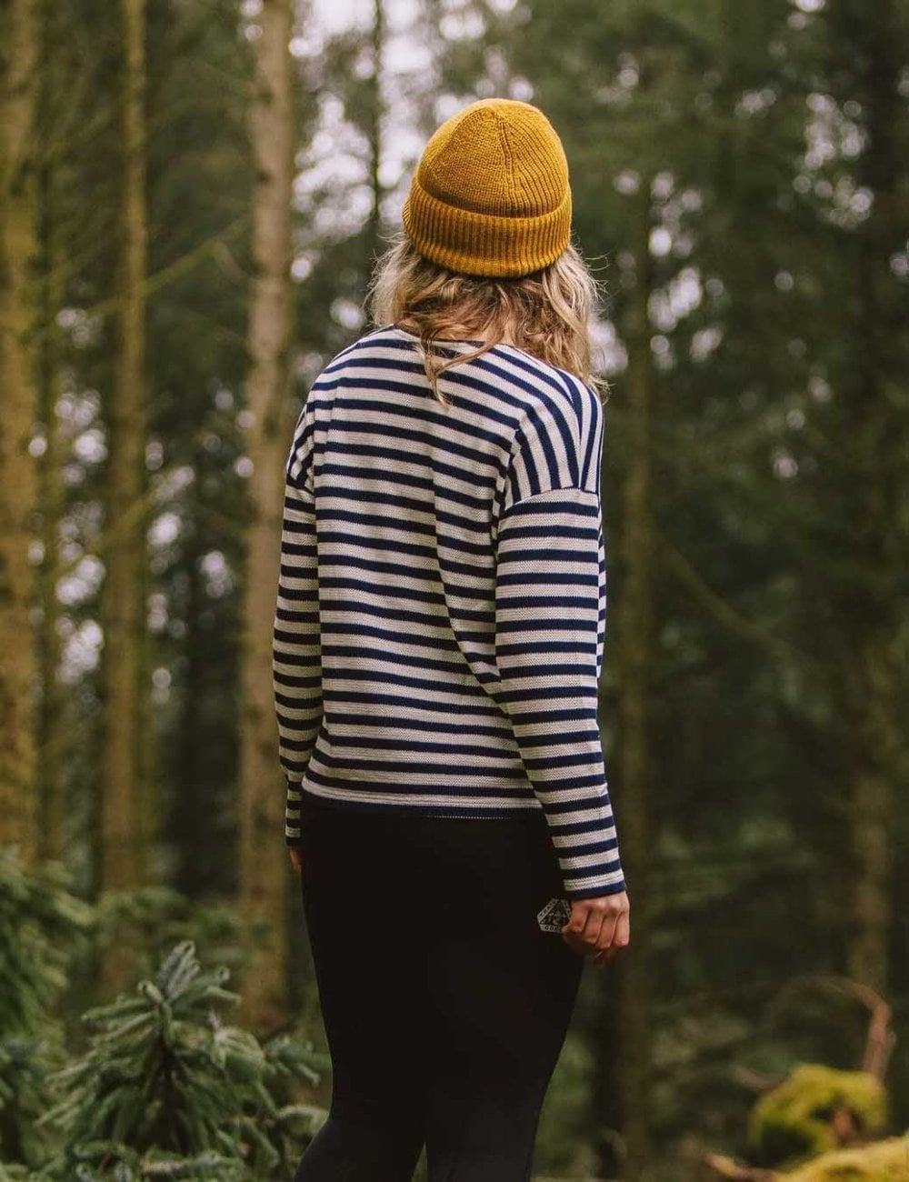 Women's Panorama Long Sleeve Stripe T-Shirt - Deep Navy