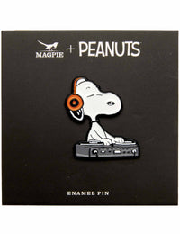 Snoopy Enamel Pin Badge - Music is Life, DJ