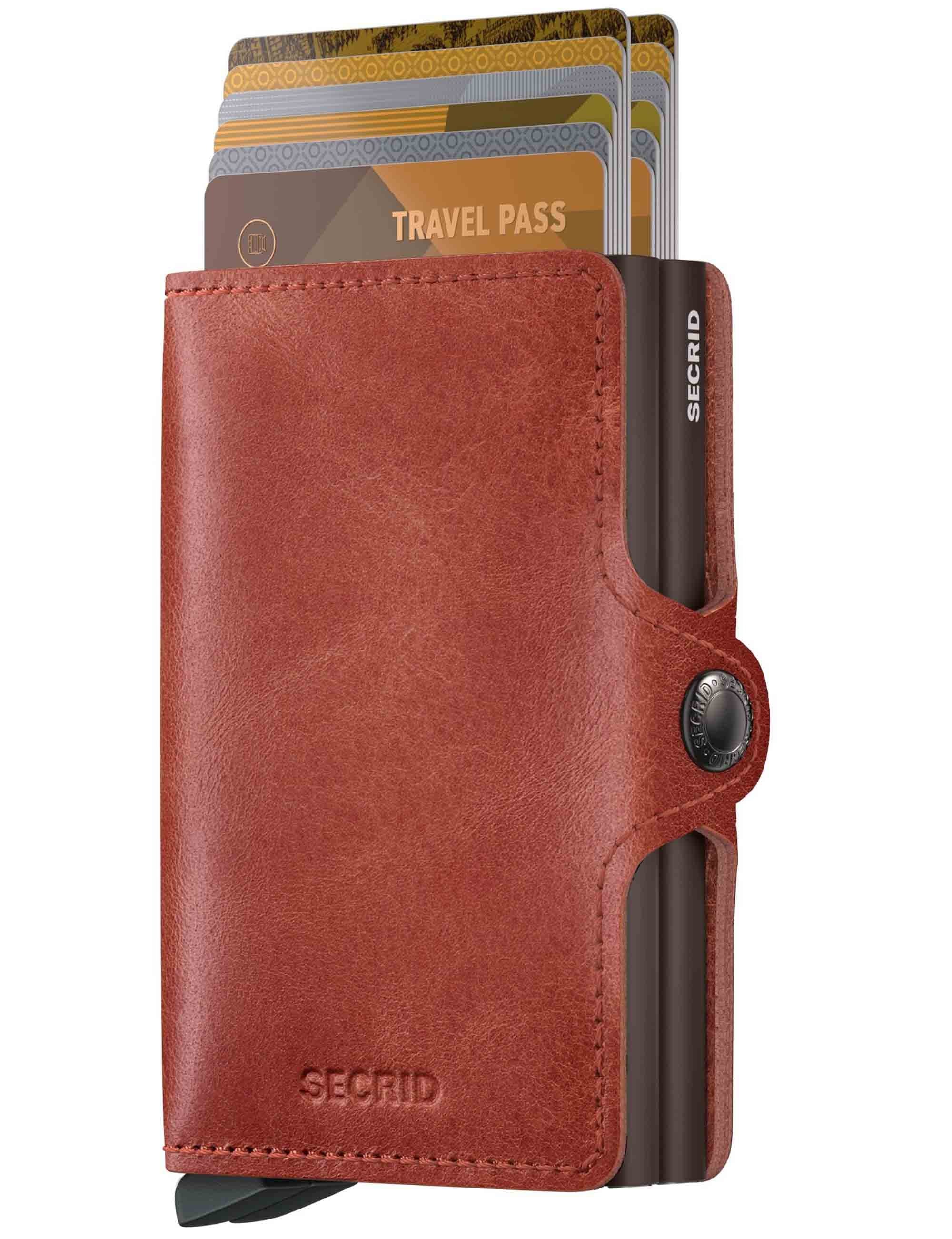 Twin Wallet - Vintage Orange