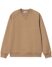 Chase Cew Sweatshirt - Dusty Hamilton Brown/Gold