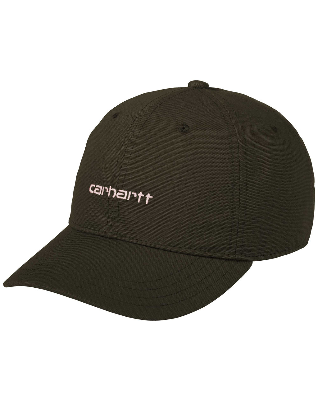 Canvas Script Hat - Turtle/Air Pink