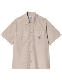 Craft Short Sleeve Shirt - Dusky Beige