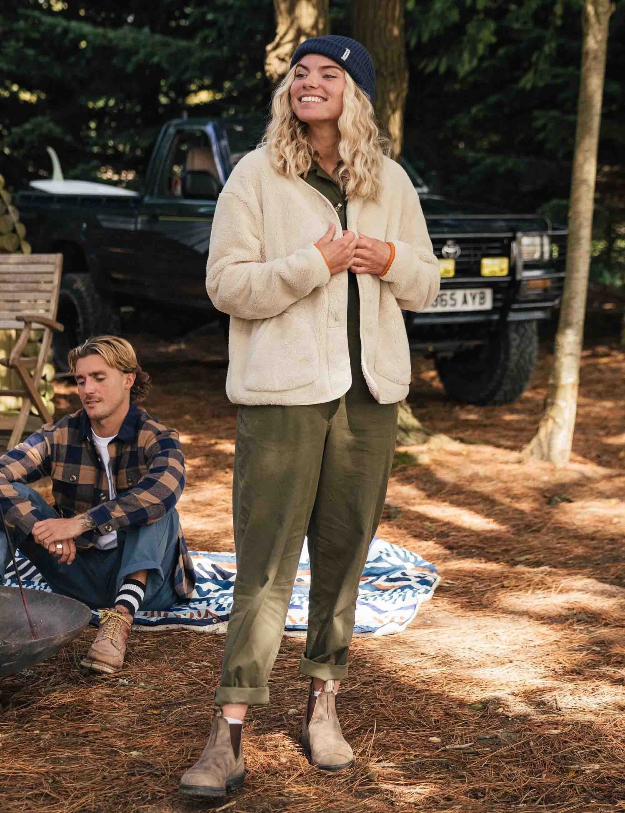 Women's Iris Fleece Jacket - Oat