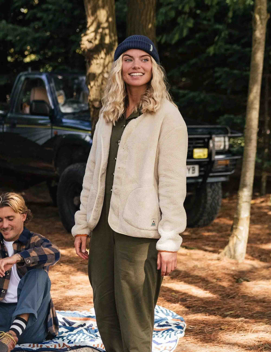 Women's Iris Fleece Jacket - Oat