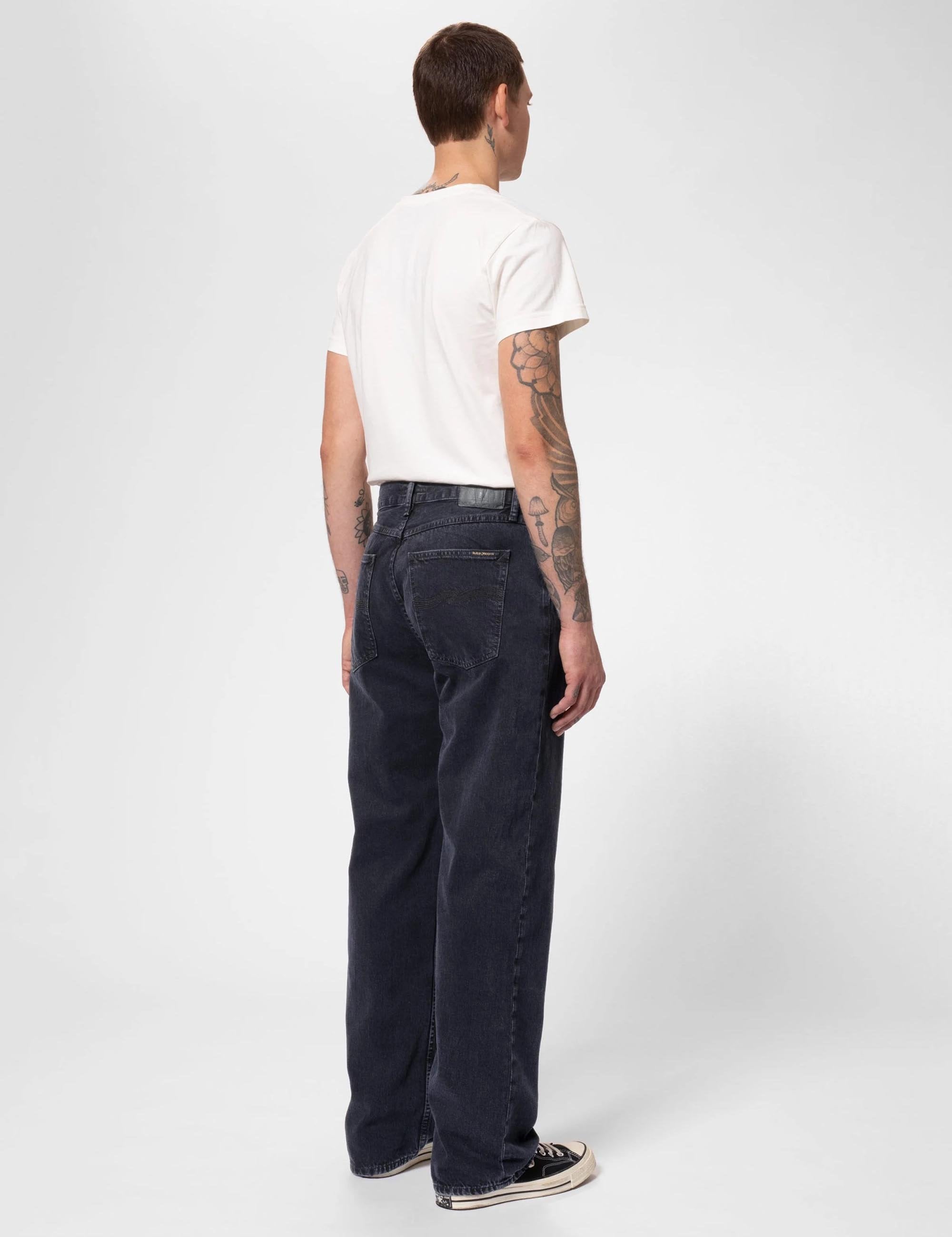 Nudie Jeans Tuff Tony Jeans - Black Vintage Wash