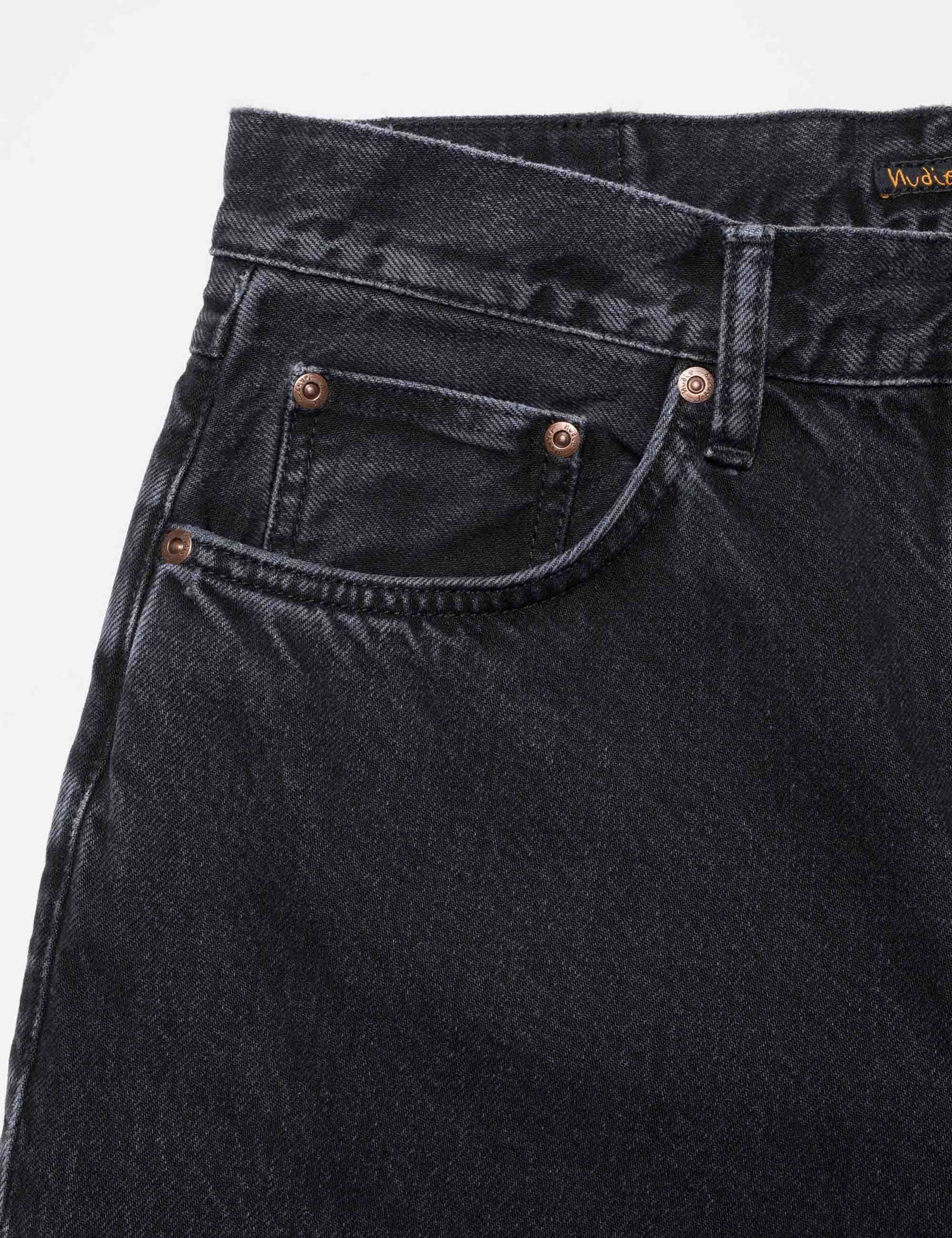 Nudie Jeans Tuff Tony Jeans - Black Vintage Wash