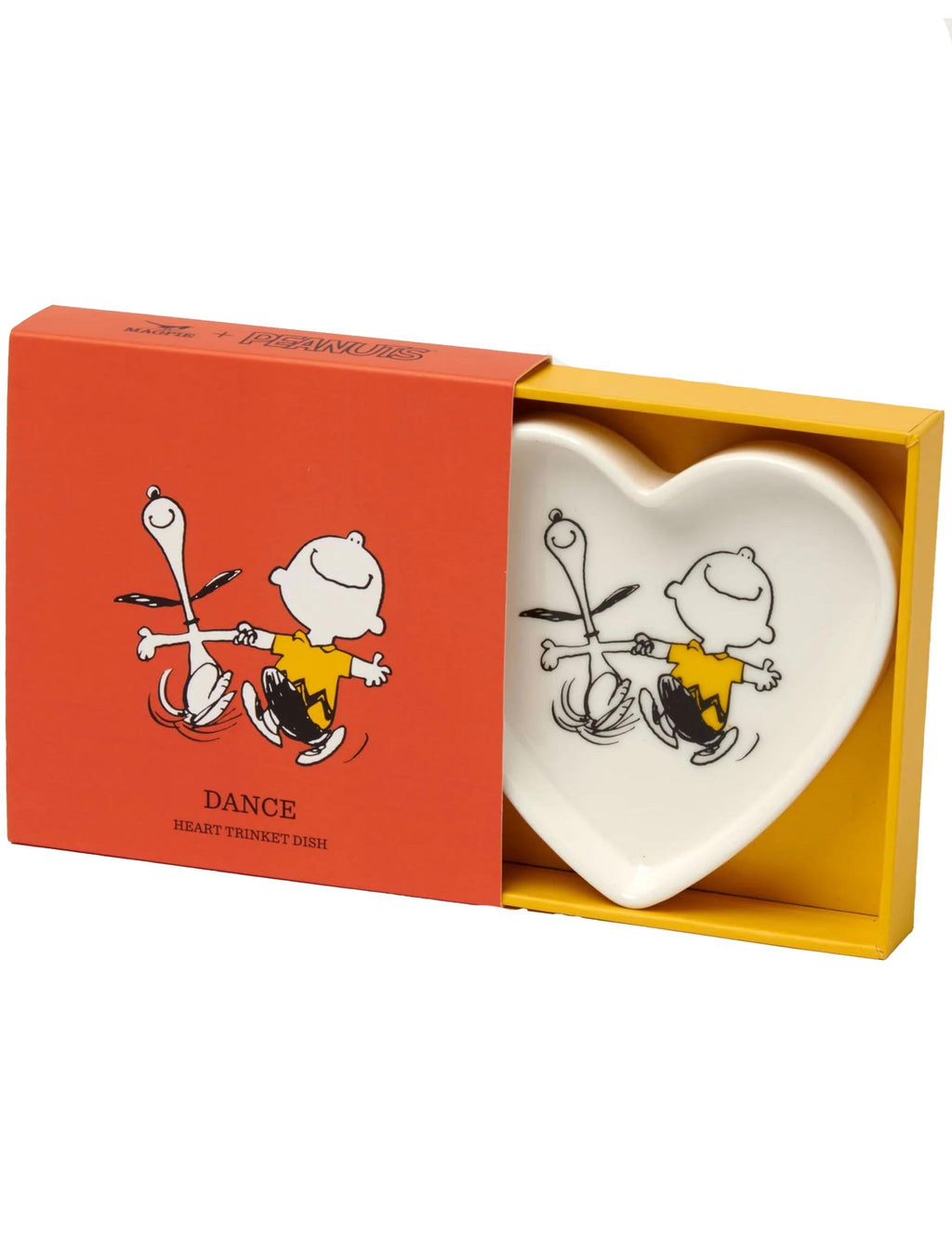 Snoopy Heart Shaped Trinket Dish - Dance